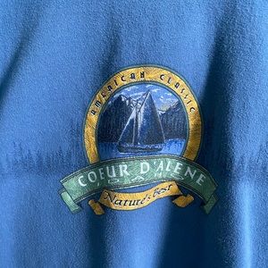 blue sailboat sweatshirt